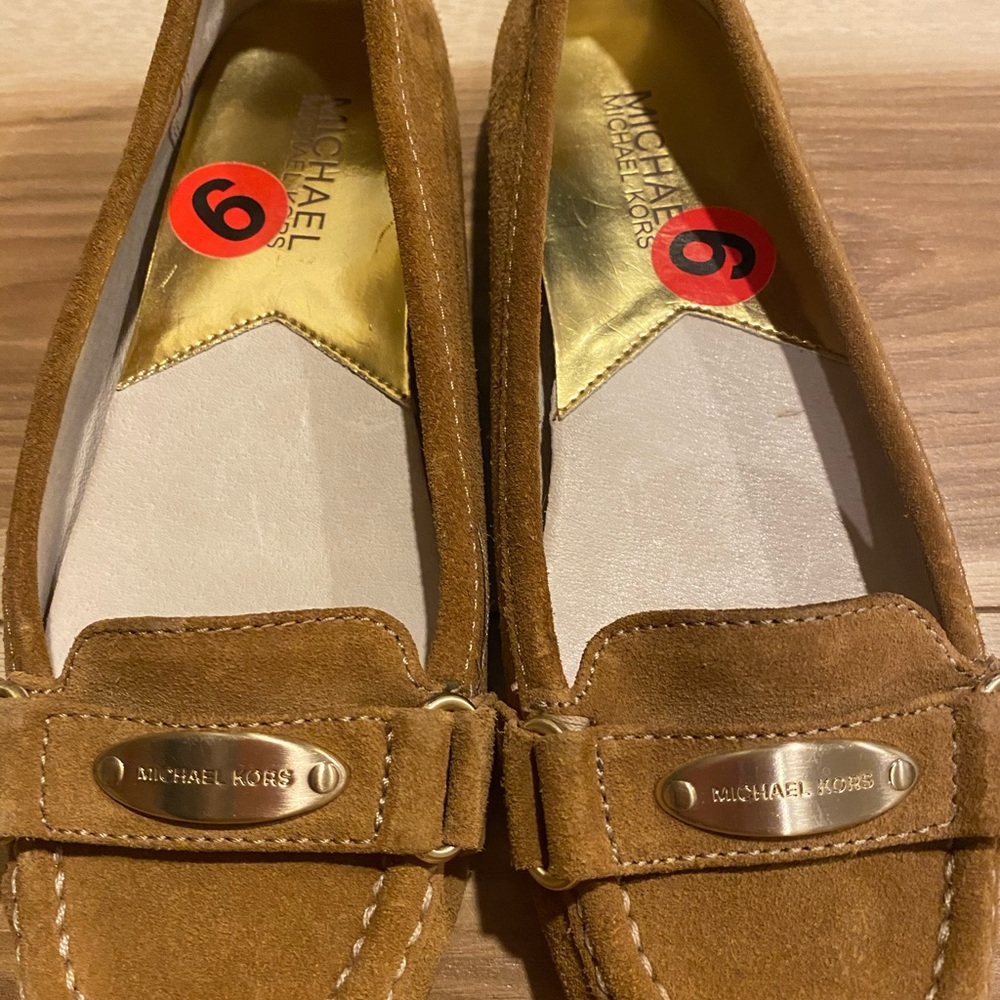 Michael Kors Loafers Women 6 M Suede Moccasin Casual
